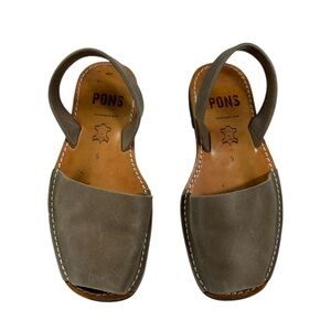 PONS Menorca Handcrafted Spanish Leather Classic Sandal WOMENS US 9